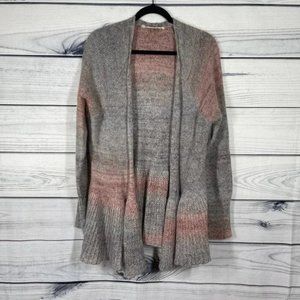 Anthropologie Knitted & Knotted Mohair Open Front Cardigan